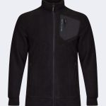 Stylish Fleece with Embroidered Logo – Black-0