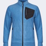 Stylish Fleece with Embroidered Logo – Turquoise-0