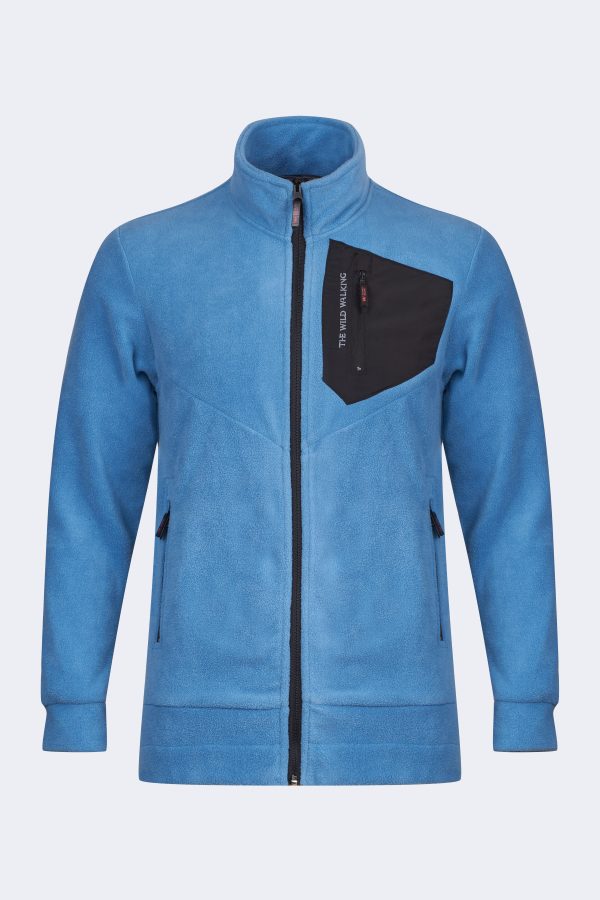 Stylish Fleece with Embroidered Logo – Turquoise-0