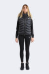 Fur hooded vest