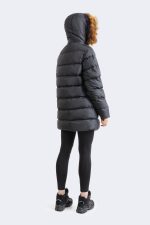 Fur hooded coat-4833