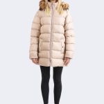Fur hooded coat-0