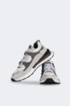 Retro-Inspired Suede & Mesh Shoe