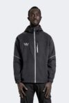 Embroidered Logo Printed Summit Men's Windbreaker