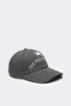 Cotton hat with embroidered logo print