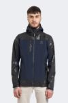 Men's Softshell Two-Tone Patterned Jacket