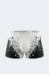 Men's boxer shorts with geometric pattern