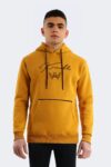 Simple minimalist men's hoodie – Yellow