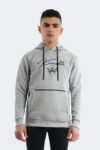 Simple minimalist men's hoodie – Grey