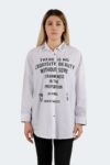 Typographic Expression Oversized Shirt