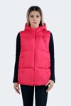 Insulated Hooded Gilet with Rear Logo Branding